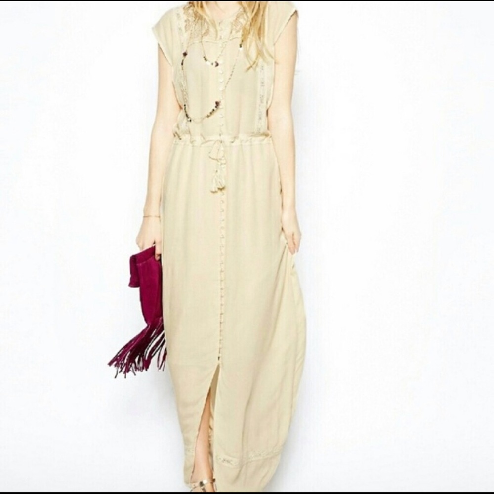 Boho white dress